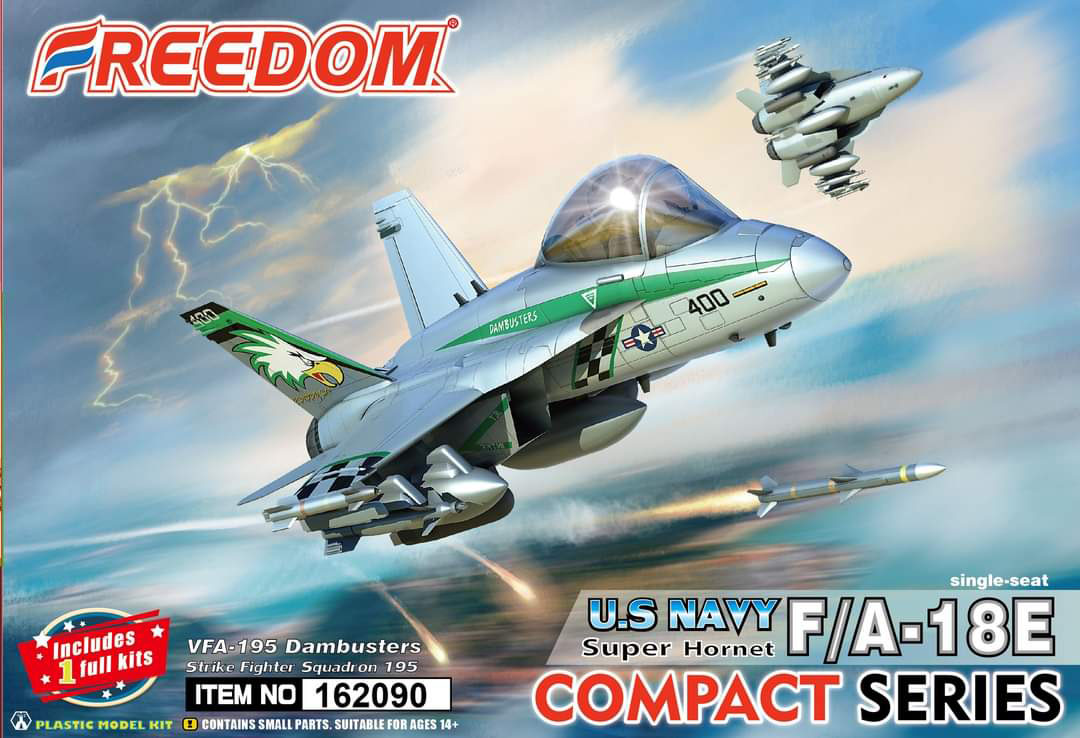 Freedom Model KitF/A-18E VFA-195 Dambusters Cute 