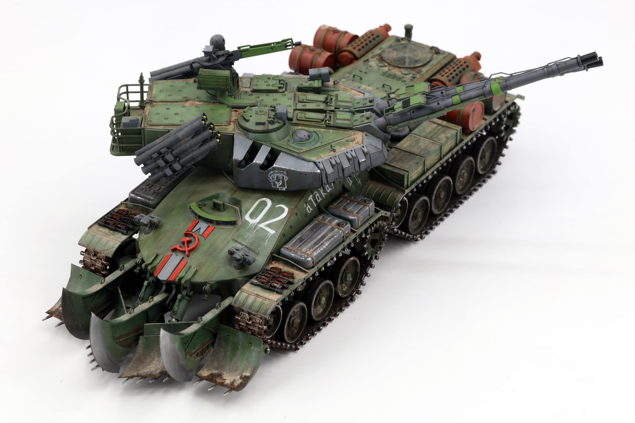 Border Model 1/35 BC001 Soviet Apocalypse Tank + FULL ART BOX 